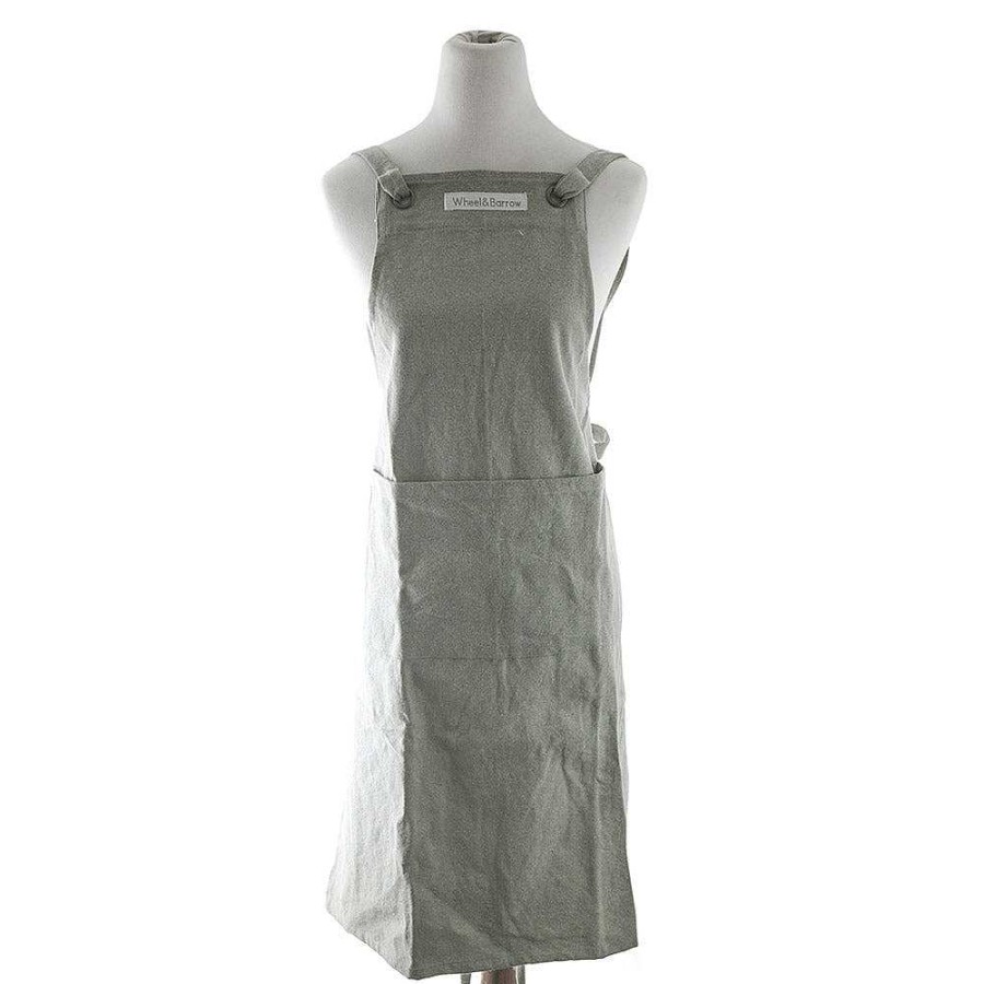 Wheel and Barrow Apron Grey Stonewash | Aprons