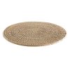 Wheel and Barrow Placemat Round Rattan White Wash 35Cm | Placemats