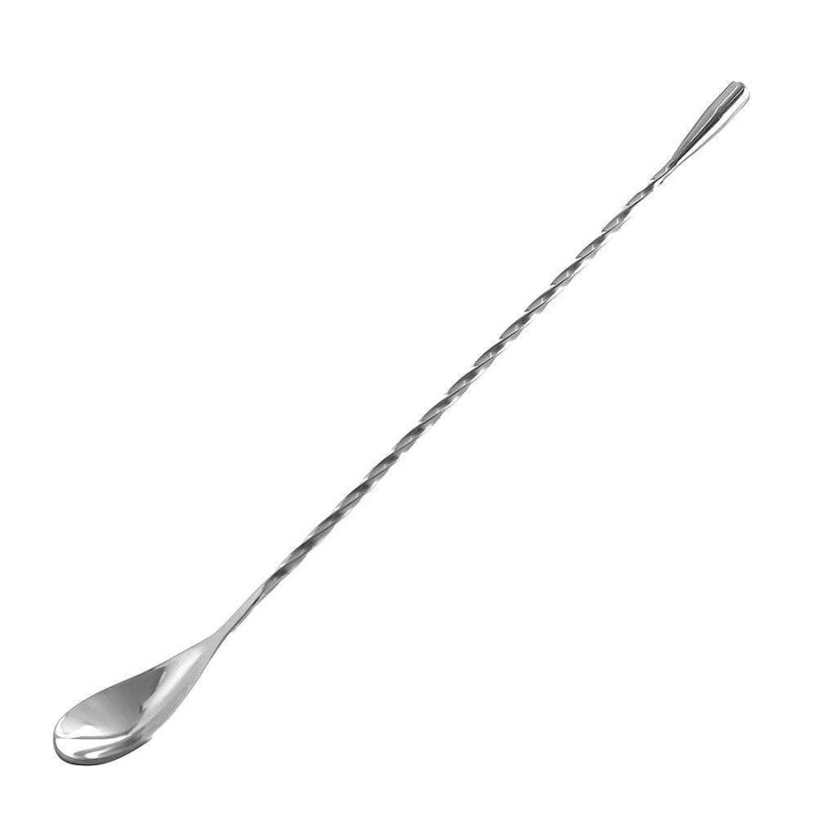 Wheel and Barrow Bar Spoon 26Cm Stainless Steel | Rustic Silver Barware