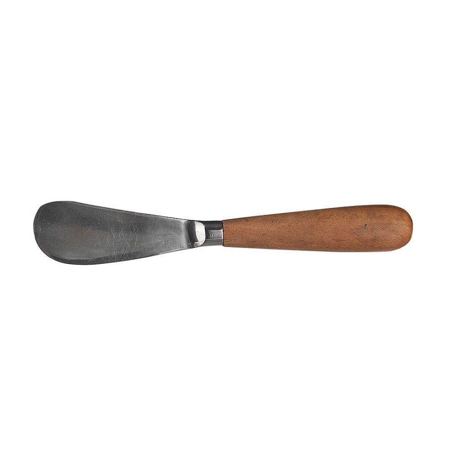 Wheel and Barrow Spreader Knife With Wooden Handle 15Cm | Wine & Cheese Tasting