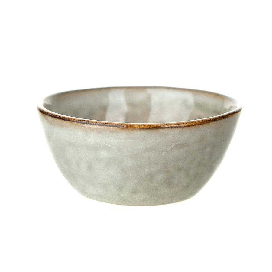 Wheel and Barrow Stoneware Dip Bowl Olive Green 8.5Cm | Stoneware