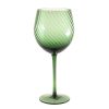 Wheel and Barrow Wine Glass Swirl Emerald Green 550Ml | Wine