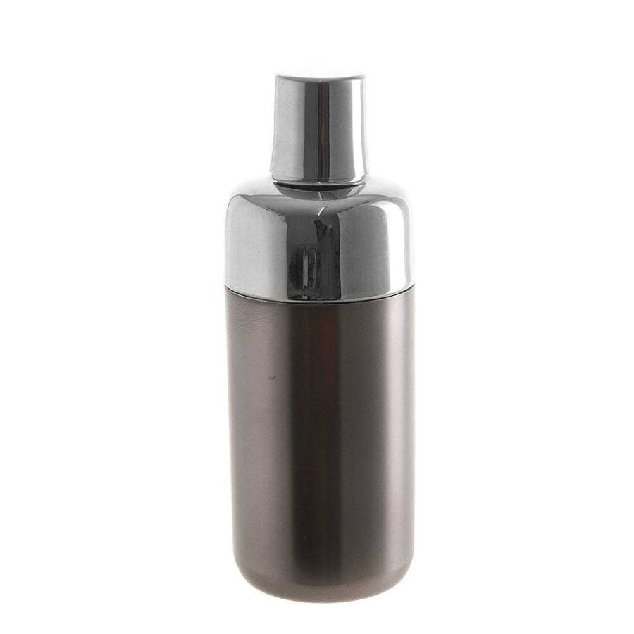 Wheel and Barrow Venice Cocktail Shaker Brushed Silver 500Ml | Rustic Silver Barware