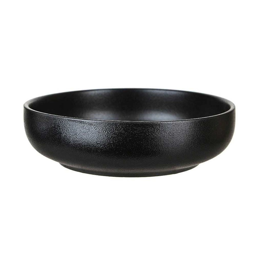 Wheel and Barrow Bowl Round Black 21X6Cm | Bowls