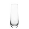 Wheel and Barrow Champagne Flute Stemless Clear 290Ml | Wine Glasses