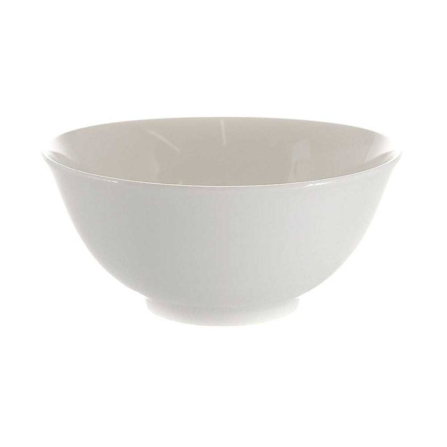 Wheel and Barrow Porcelain Noodle Bowl 18X8Cm White | Bowls