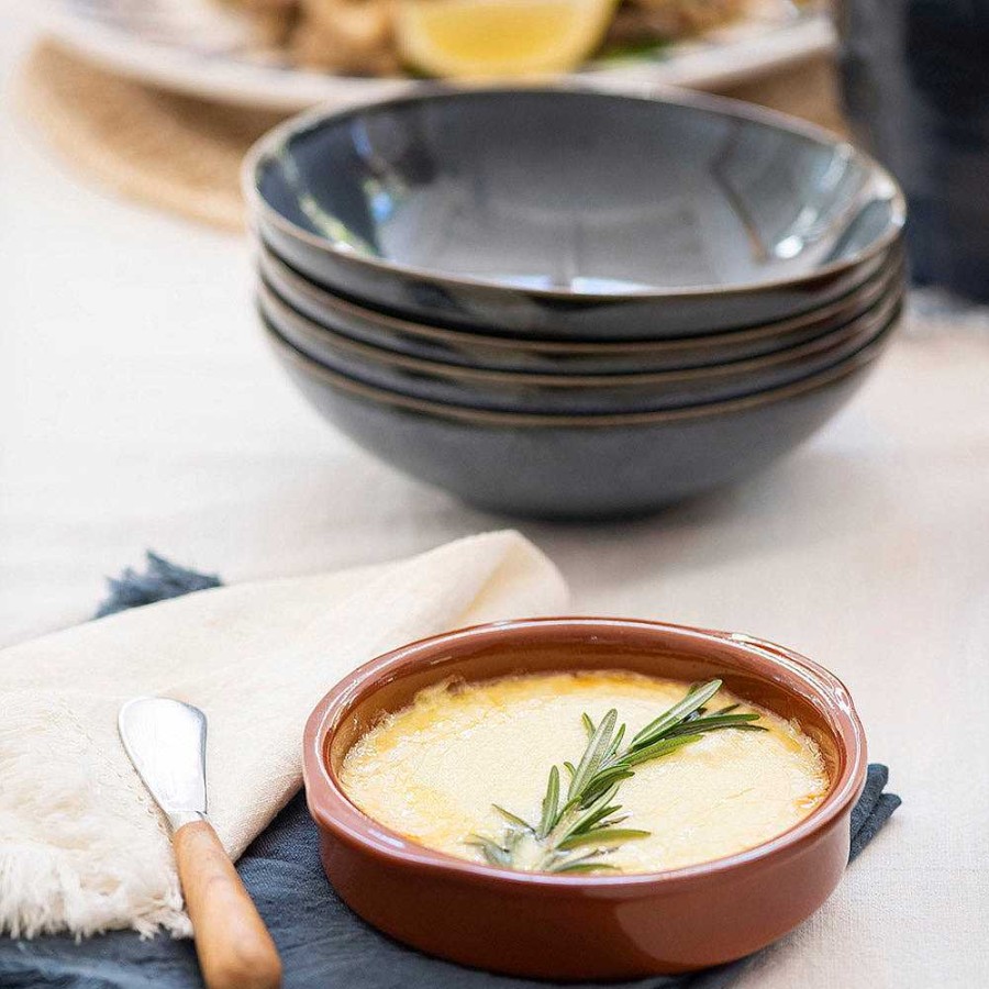 Wheel and Barrow Stoneware Bowl Mediterranean Blue 20Cm | Stoneware Mediterranean Blue