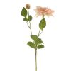 Wheel and Barrow Dahlia Pale Pink Stem 73Cm | Artificial Florals