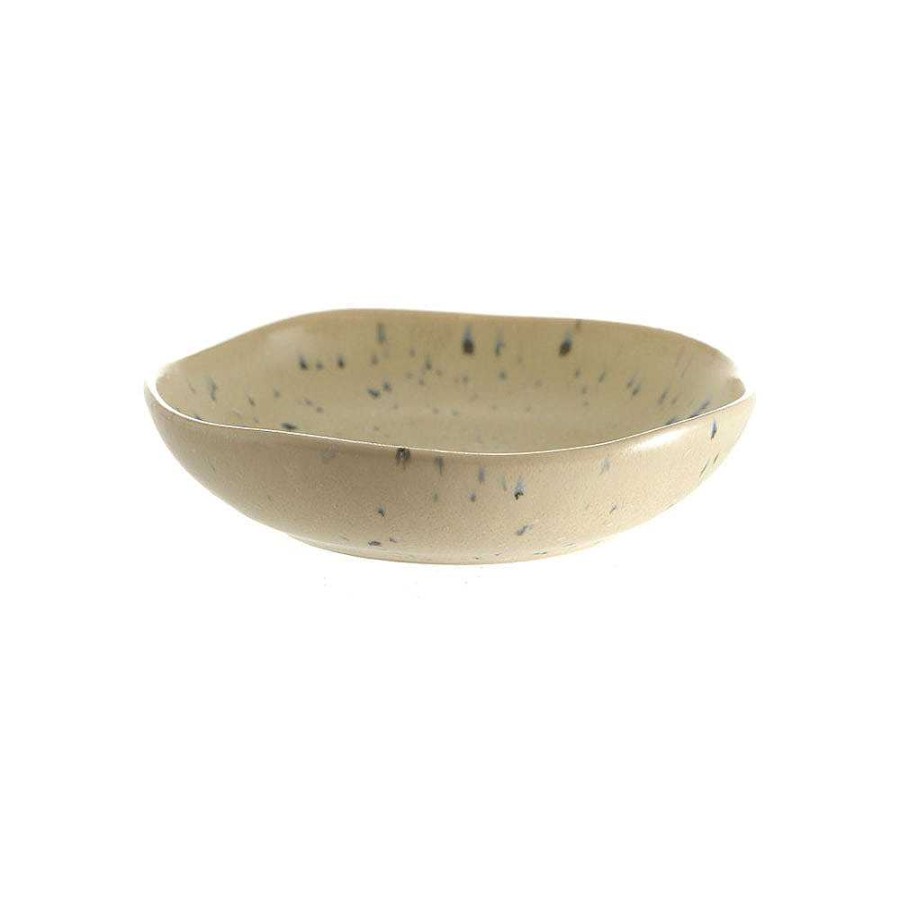 Wheel and Barrow Stoneware Bowl Matte Speckle Cream 13X3Cm | Stoneware