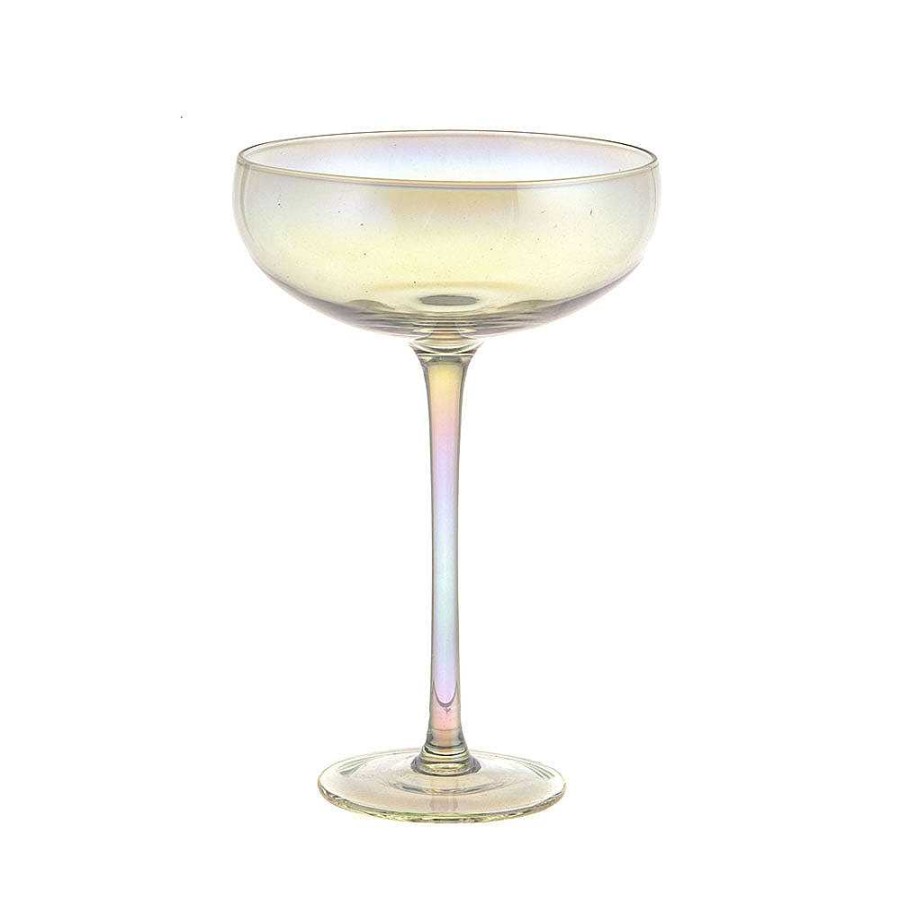 Wheel and Barrow Coupe Glass Pearlised 360Ml | Cocktail