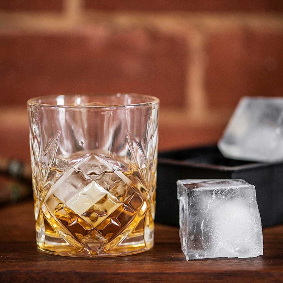 Wheel and Barrow Whisky Cut Glass 350Ml | Hiballs & Tumblers