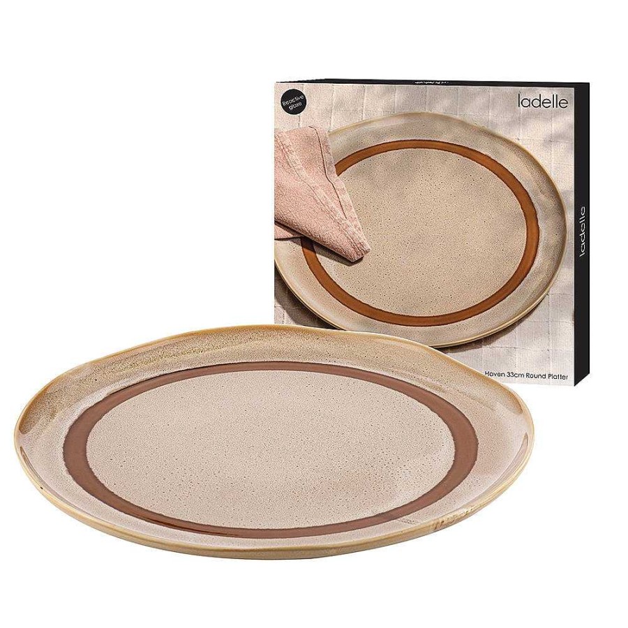 Wheel and Barrow Haven Platter Round 33Cm | Serving Platters