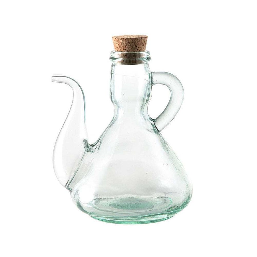 Wheel and Barrow Recycled Glass Oil Bottle Alcuza 500Ml | Oil & Vinegar