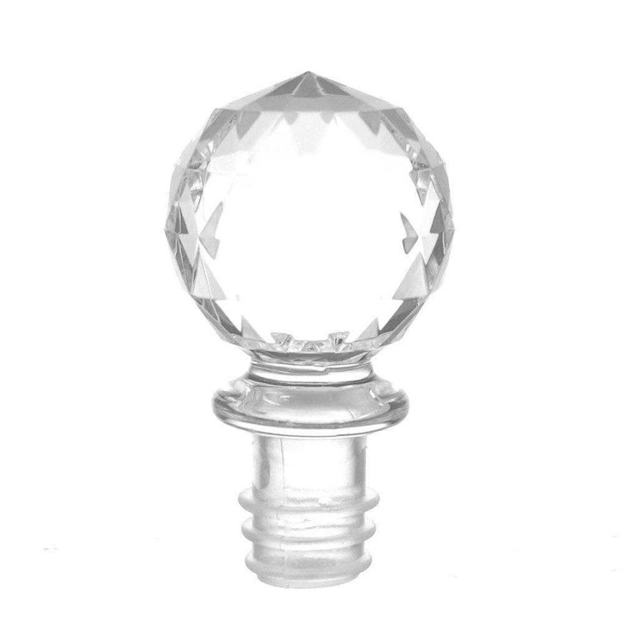 Wheel and Barrow Bottle Stopper Diamond Acrylic Head | Acrylic & Poly-Carbonate