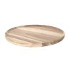 Wheel and Barrow Acacia Wood Tray Round 33Cm | Wine & Cheese Tasting