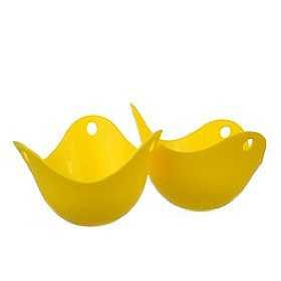 Wheel and Barrow Poach Pod Set/2 Yellow | Kitchen Gadgets