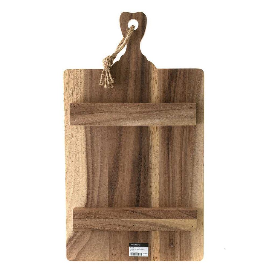 Wheel and Barrow Board Rectangle With Handle 45X26Cm | Chopping Boards