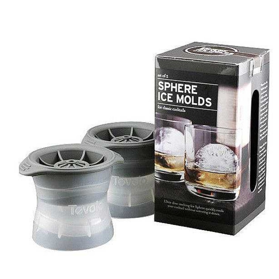 Wheel and Barrow Ice Mould Sphere Extra Large Set/2 | Whisky