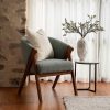 Wheel and Barrow Chair Sage Green Boucle 65.5X70X82.5Cm | Furniture