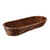 Wheel and Barrow Rattan Long Bread Basket Large 44X17X7Cm | Pizza