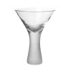 Wheel and Barrow Martini Glass Heavy Base Sand Blast 290Ml | Cocktail