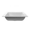 Wheel and Barrow Melamine Bowl Square 37Cm White | Outdoor Servingware