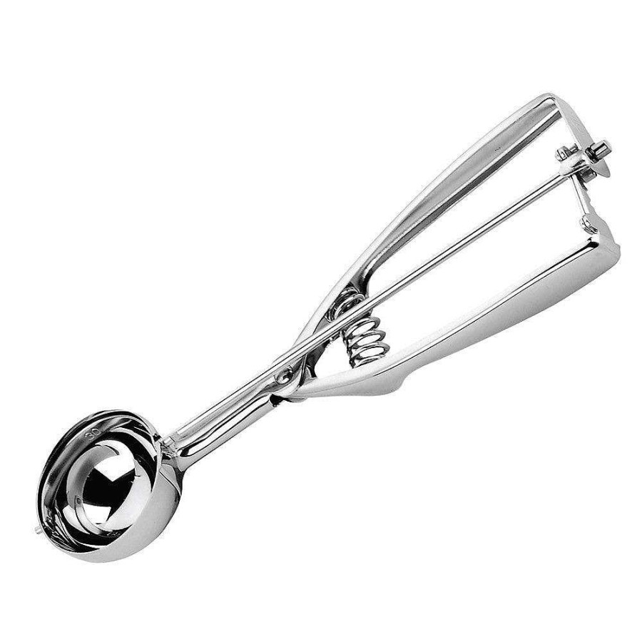 Wheel and Barrow Ice Cream Scoop Stainless Steel Press Action Handle | Kitchen Gadgets