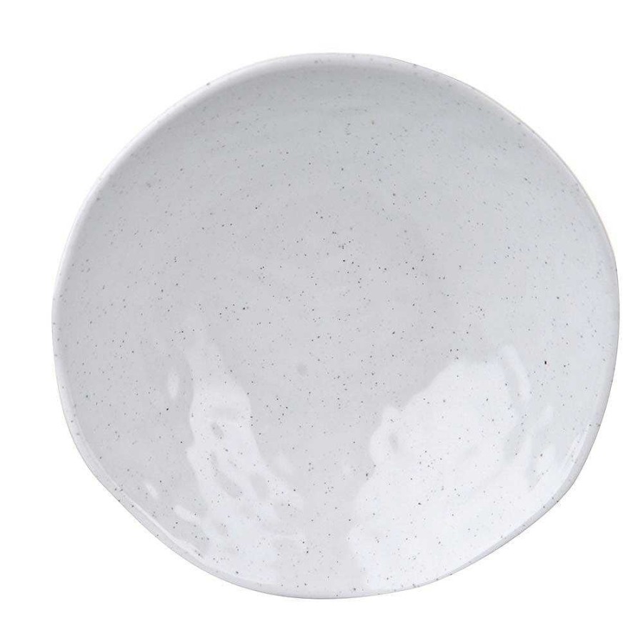 Wheel and Barrow Melamine Bowl 19Cm Speckle White | Blue Splash