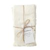 Wheel and Barrow Avani Napkin Set/4 Ivory 40X40Cm | Napkins