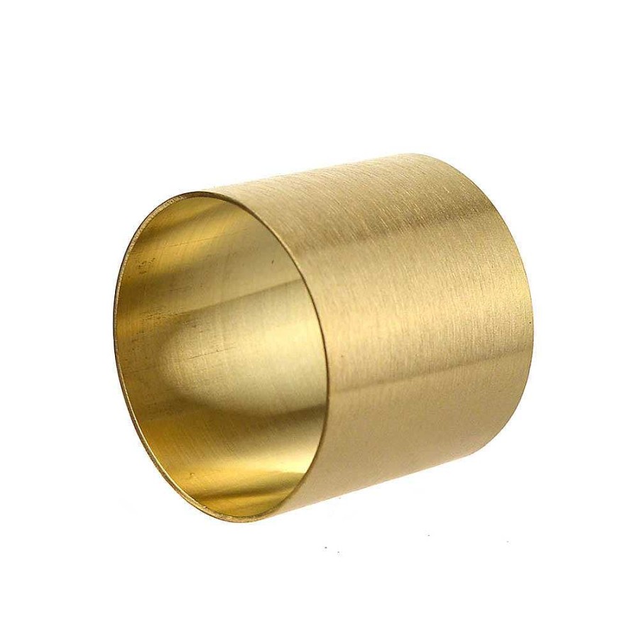 Wheel and Barrow Brushed Brass Napkin Ring | Napkin Rings