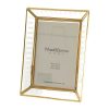 Wheel and Barrow Photo Frame Glass & Gold 20X15Cm | Decorative Items