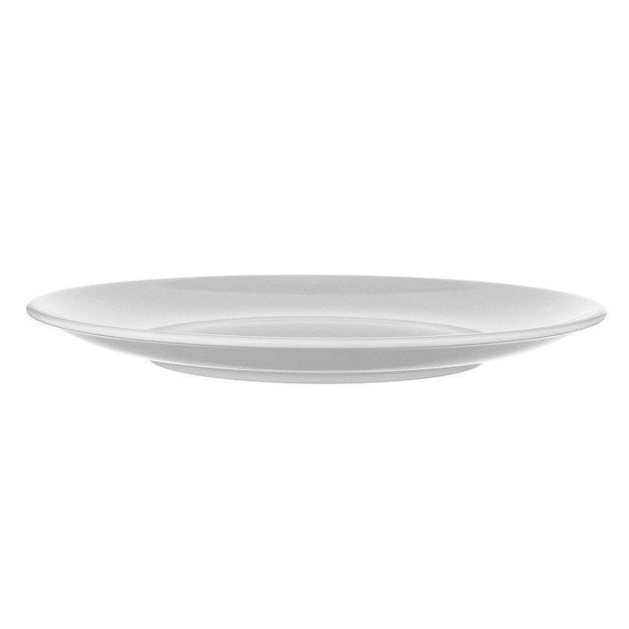 Wheel and Barrow Melamine Platter Flat Round Coupe 40Cm White | Melamine