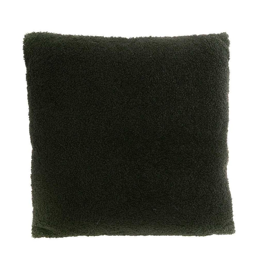 Wheel and Barrow Cushion Boucle Black 50X50Cm | Cushions