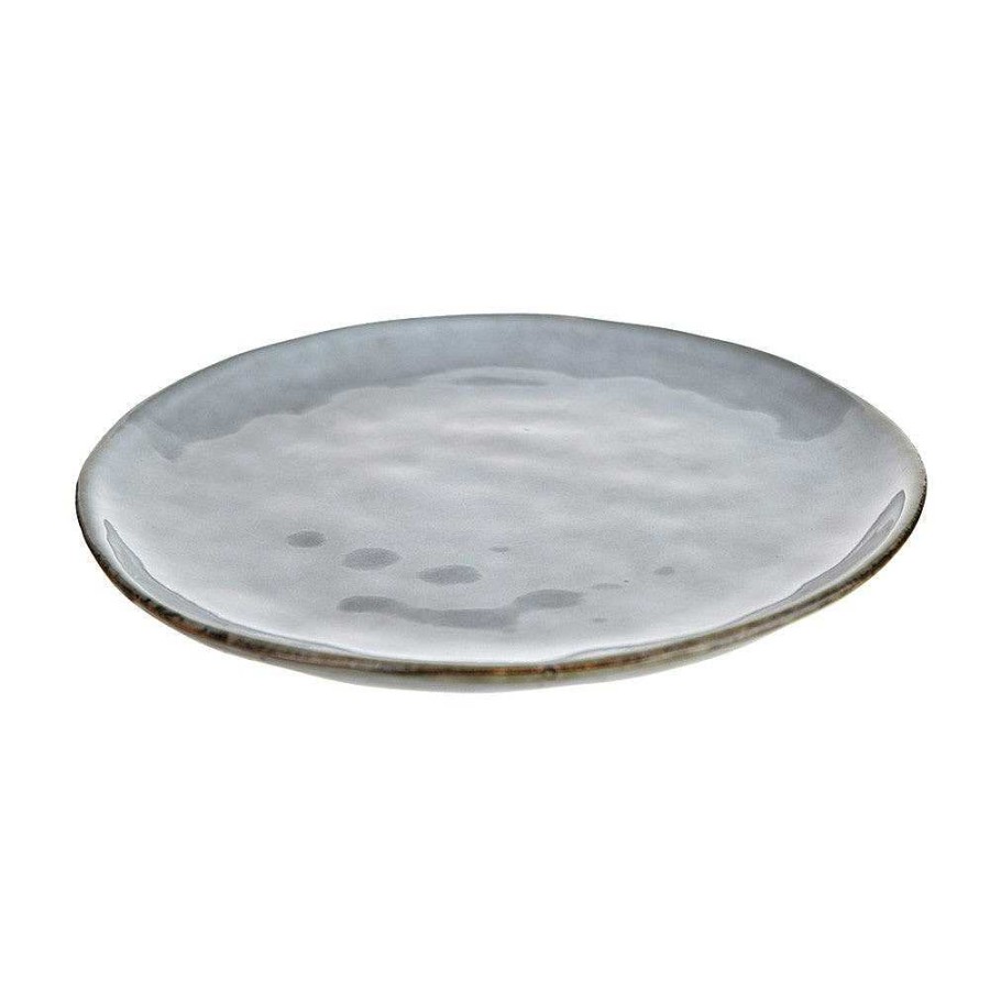 Wheel and Barrow Stoneware Side Plate Light Blue 20Cm | Stoneware Light Blue