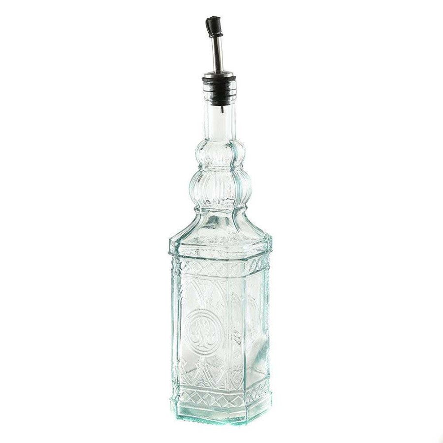 Wheel and Barrow Recycled Glass Oil Bottle Miguelete 700Ml | Oil & Vinegar