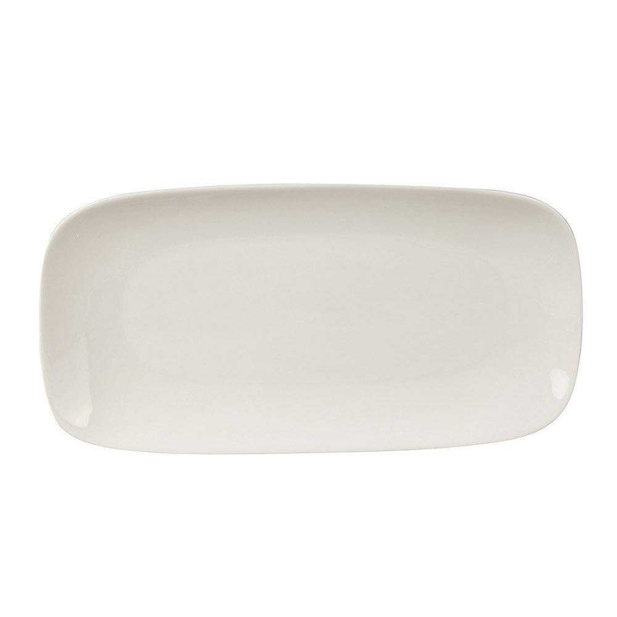 Wheel and Barrow Bone China Platter 26X13Cm White | Serving Platters