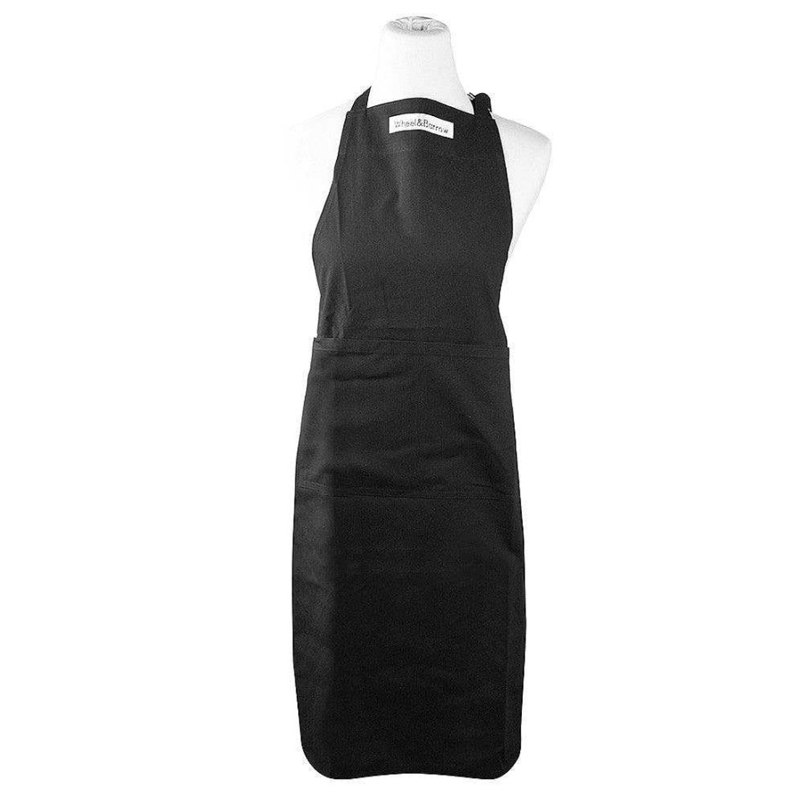 Wheel and Barrow Classic Apron Black | Aprons & Oven Mitts