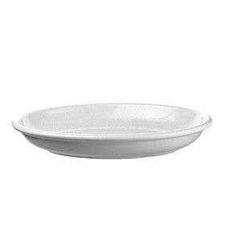 Wheel and Barrow Platter Oval Melamine Ivory 50X36Cm | Outdoor Servingware