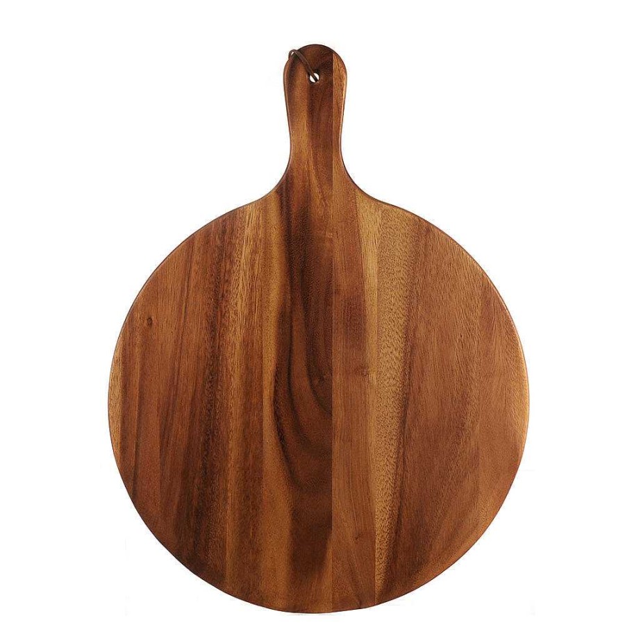 Wheel and Barrow Chefs Pizza Board Round 38X50.5X1Cm | Italian