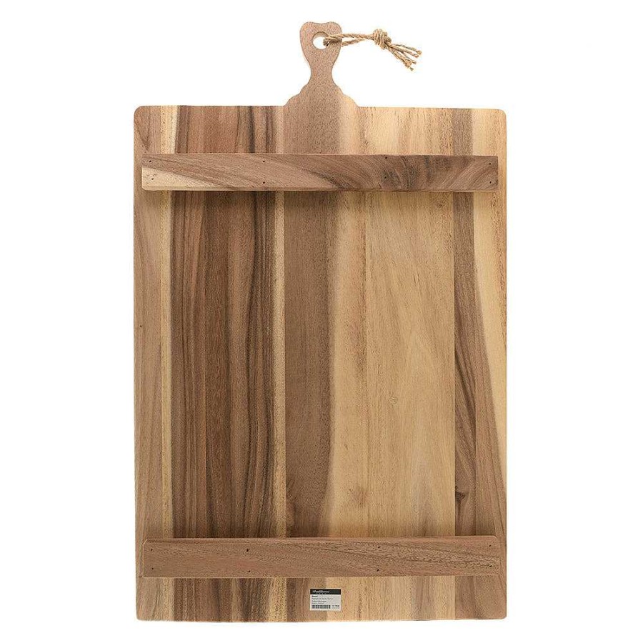 Wheel and Barrow Wood Board Rectangle With Handle 70X44Cm | Chopping Boards