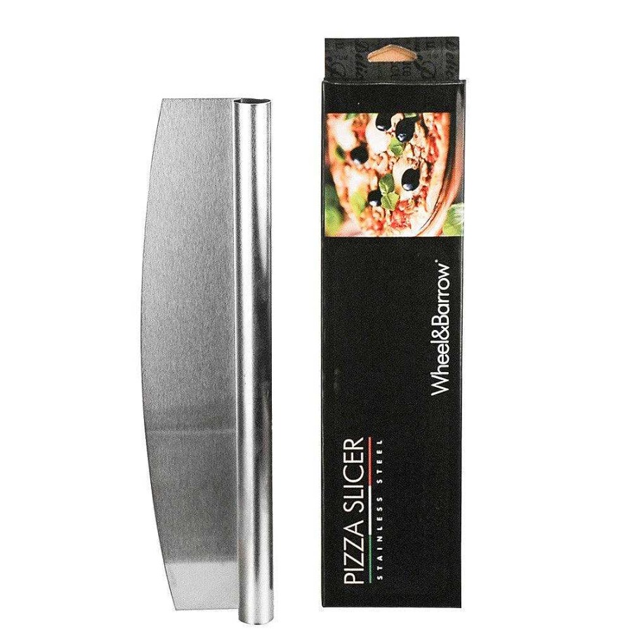 Wheel and Barrow Rocking Pizza Cutter Stainless Steel | Italian