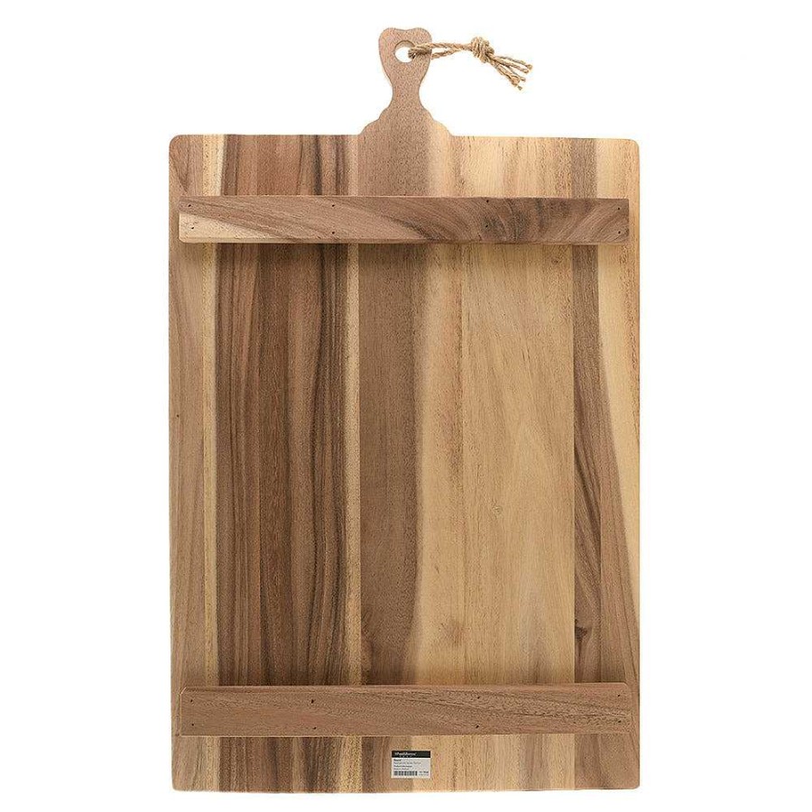 Wheel and Barrow Wood Board Rectangle With Handle 70X44Cm | Wooden Boards