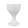 Wheel and Barrow Porcelain Egg Cup White 5X5X7.2Cm | Condiments