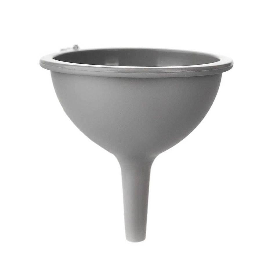 Wheel and Barrow Silcone Funnel Grey Large 13Cm | Preserving Jars & Accessories