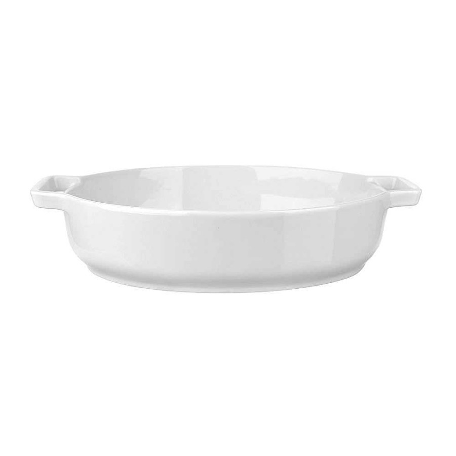 Wheel and Barrow Porcelain Baking Dish Oval White 30Cm | Baking Dishes