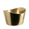 Wheel and Barrow Wine Cooler Gold S/S Oval Wave Cut Large | Party Tubs & Wine Coolers