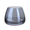 Wheel and Barrow Glass Tealight Tealight Holder Teardrop Navy 9X7Cm | Tealight Holders