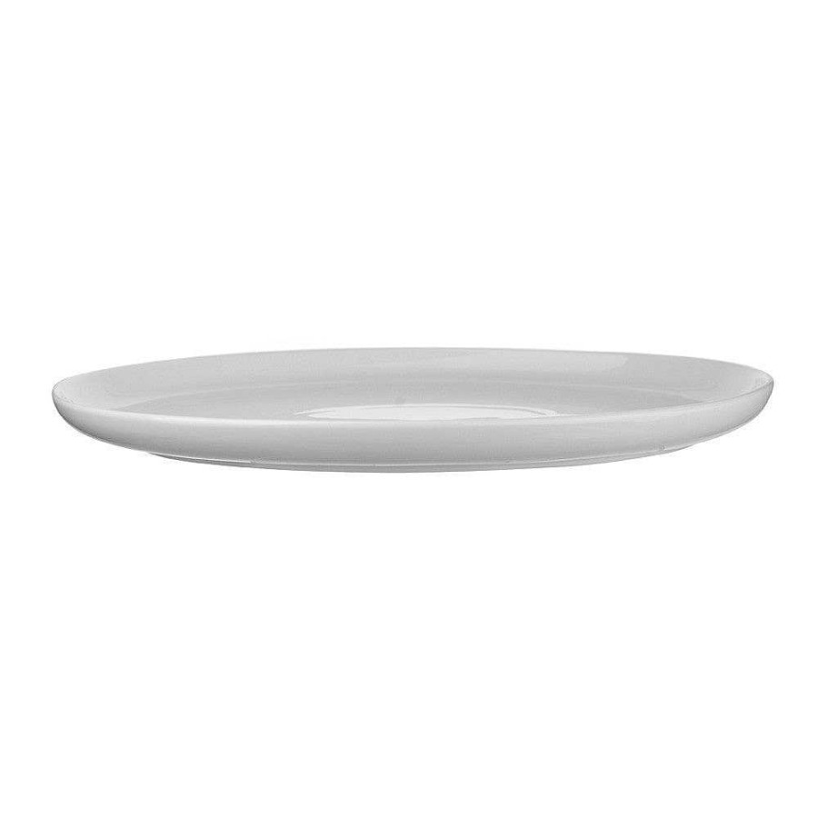 Wheel and Barrow Porcelain Platter Oval White 41Cm | Serving Platters