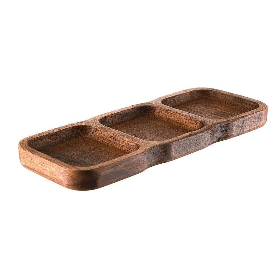 Wheel and Barrow Acacia Serving Tray 38X15X3Cm | Sunrise Range