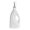 Wheel and Barrow Porcelain Oil Bottle Square Base With Handle 9.8X7X18Cm | Oil & Vinegar